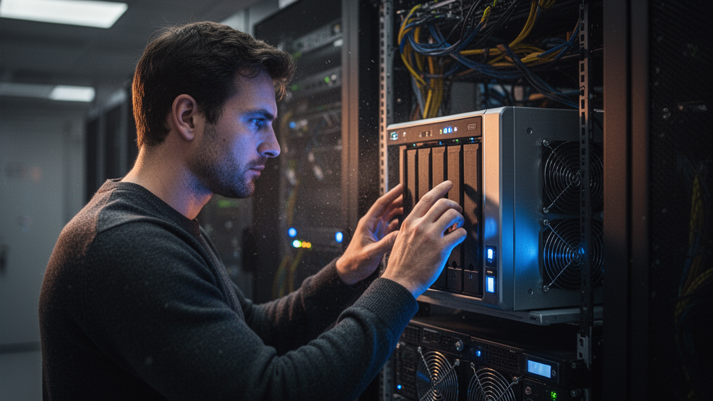 Como configurar o backup em QNAP com segurança?